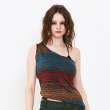 SETSETSET ASYMMETRIC KNIT TOP MULTI