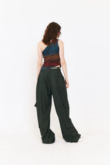SETSETSET ASYMMETRIC KNIT TOP MULTI
