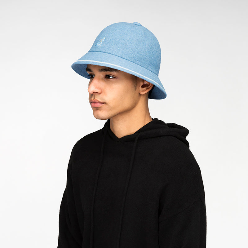 KANGOL STRIPE CASUAL GLACIER/OFF WHITE 3181