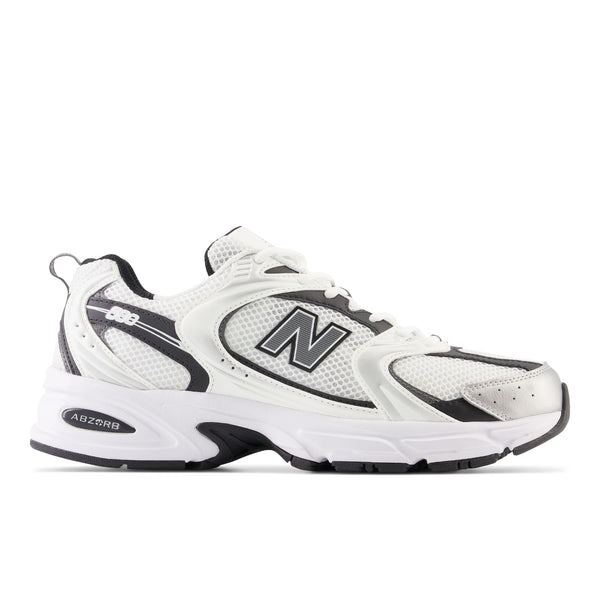NEW BALANCE 530 WHITE SILVER METALLIC BLACK MR530LB