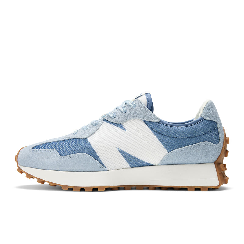NEW BALANCE 327 LIGHT ARCTIC GREY WITH MERCURY BLUE MS327MQ
