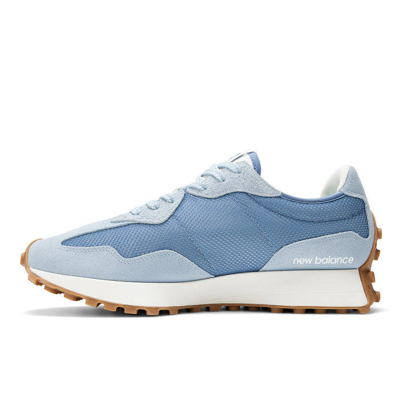 NEW BALANCE 327 LIGHT ARCTIC GREY WITH MERCURY BLUE MS327MQ