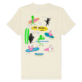 RIPNDIP EVERYBODY SURFS TEE WHITE
