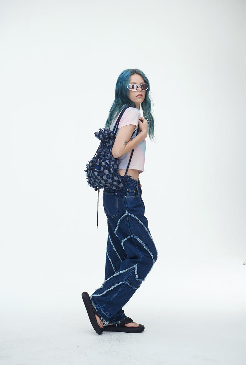 SSERPE COMMA DENIM PANTS BLUE