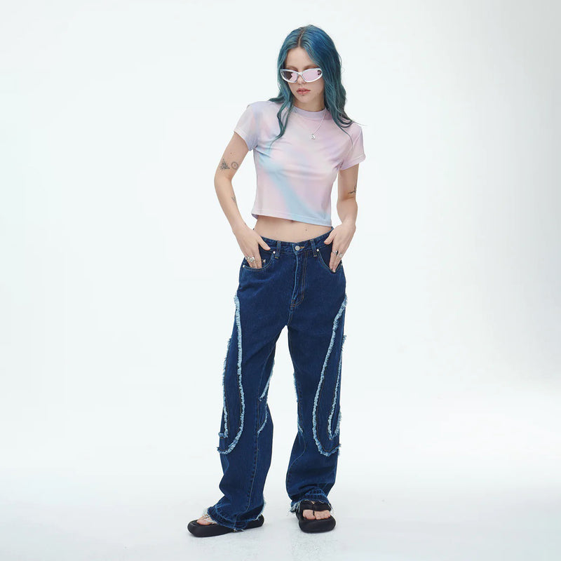 SSERPE COMMA DENIM PANTS BLUE