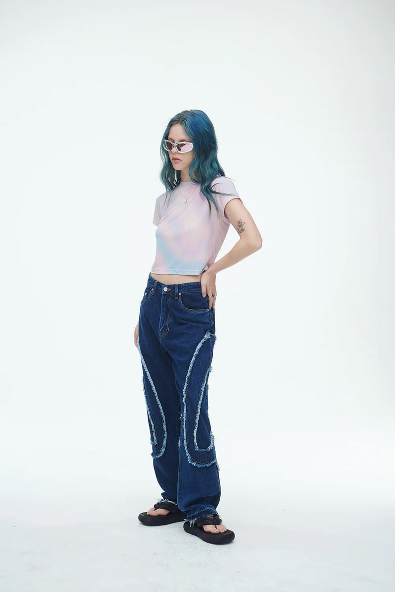 SSERPE COMMA DENIM PANTS BLUE
