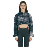 FAN YOUNG TIE DYE LOGO PRINTING HOODIE MULTI