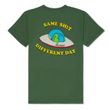 RIPNDIP SAME SHIT DIFFERENT DAY TEE OLIVE
