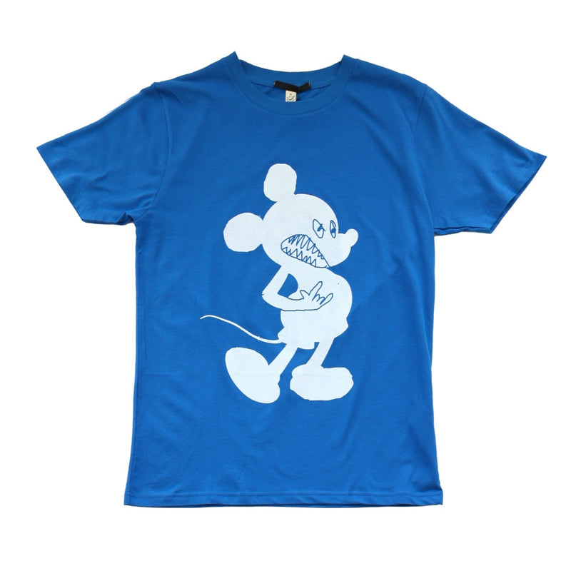 BLACK SCORE MICKY SIL T-SHIRT BLUE