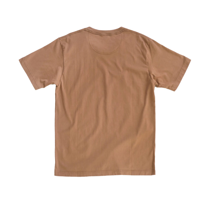 WHITE MOUNTAINEERING LOGO PRINTED T-SHIRT BEIGE