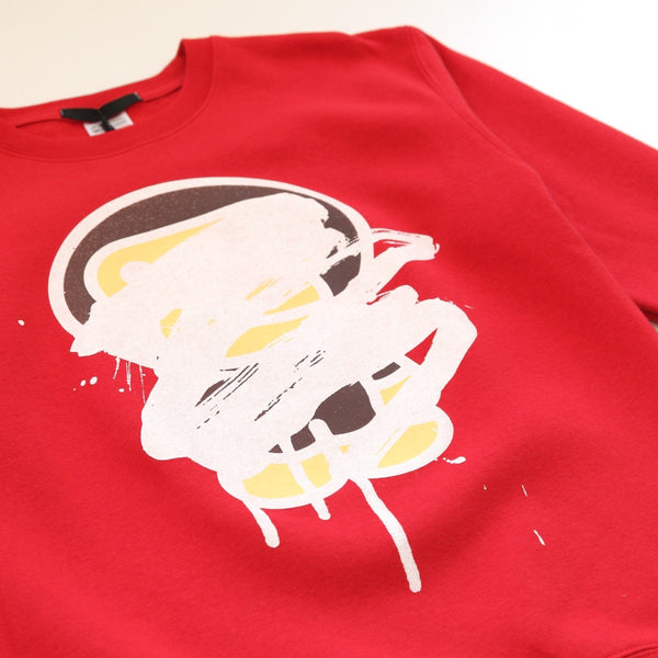 BLACK SCORE KIDS BAP CROSS SWEATSHIRT RED