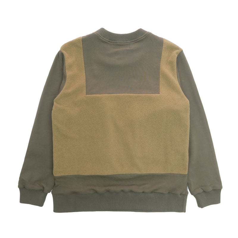 WEAVISM 13E0412 ANTI-PILLING TOP MIST GREEN