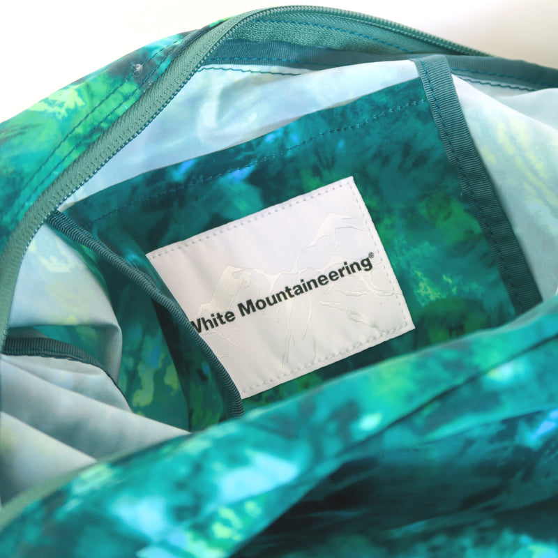 WHITE MOUNTAINEERING TIE DYE PRINTED SHOULDER BAG GREEN