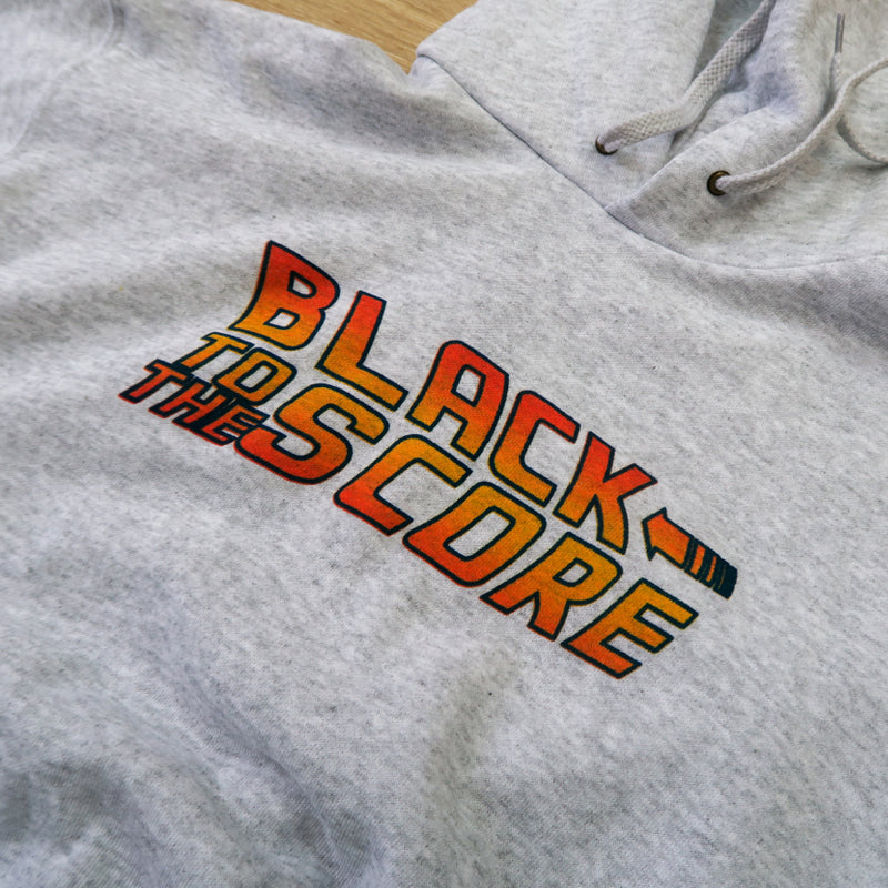BLACK SCORE BACK FUTURE COL HOODIE GREY