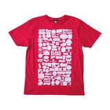 BLACK SCORE LOGO SIL T-SHIRT RED