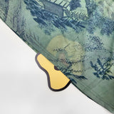 SETSETSET DIGITAL ORIENTAL PAINTING PRINT BLOUSE ORIENTAL