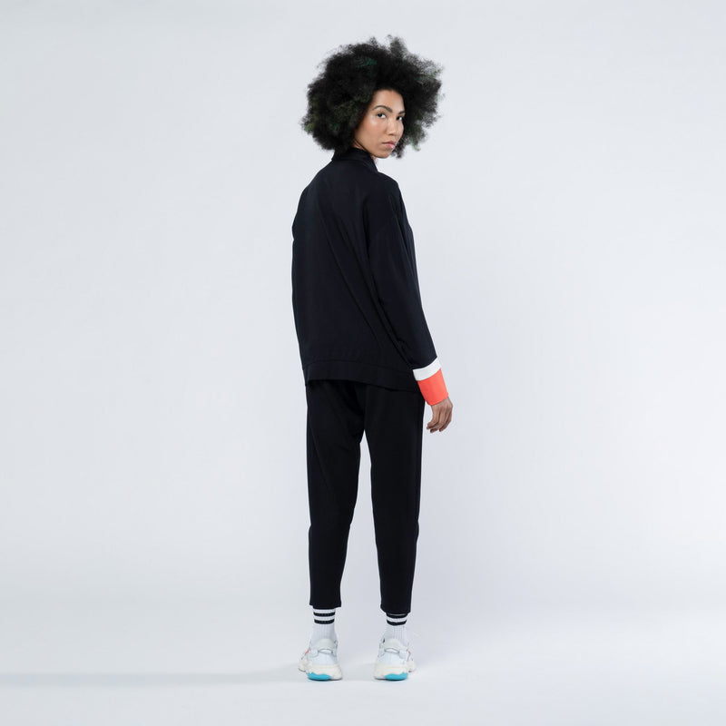 LAU TINA POLO SHIRT BLACK