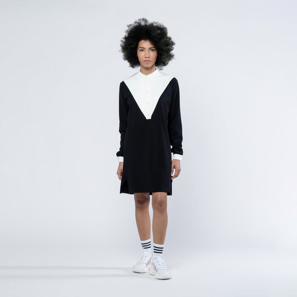 LAU TERESA DRESS BLACK WHITE