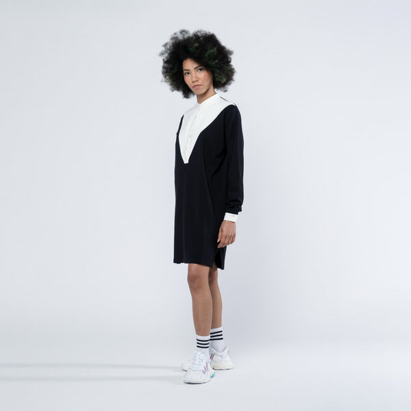 LAU TERESA DRESS BLACK WHITE