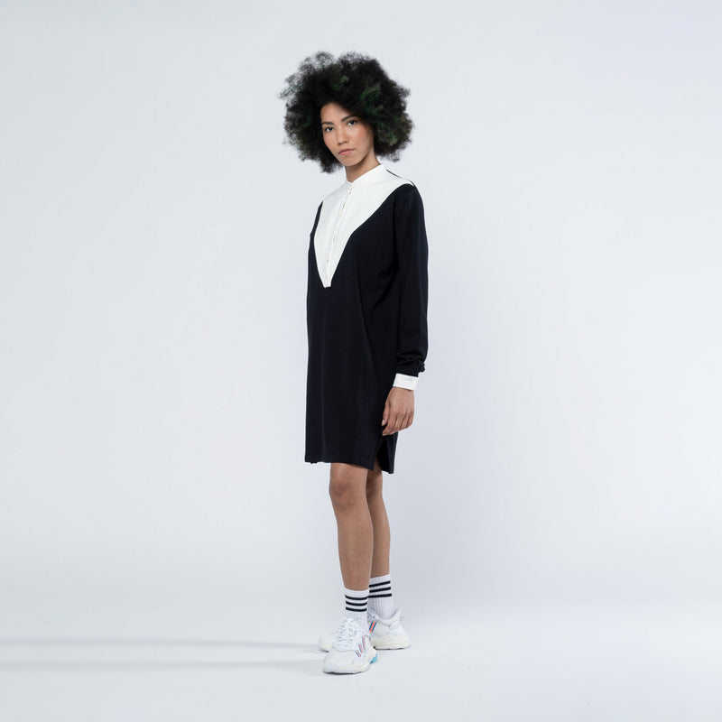 LAU TERESA DRESS BLACK WHITE