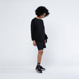 LAU MARCEL LONG SLEEVE TEE BLACK