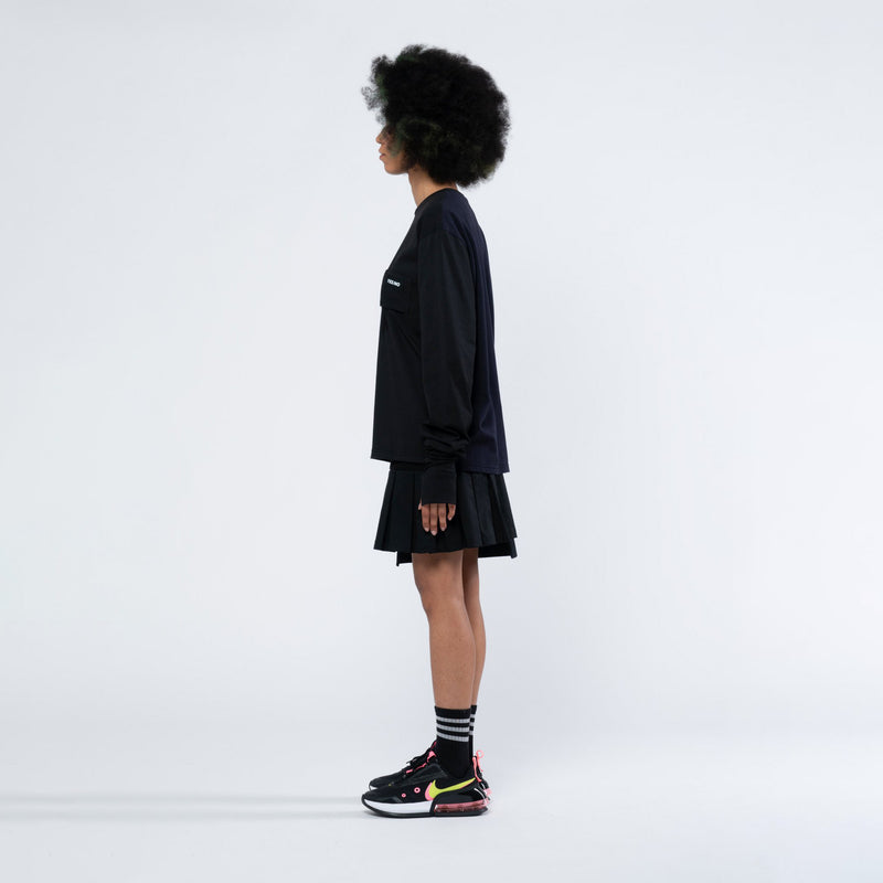 LAU MARCEL LONG SLEEVE TEE BLACK