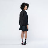 LAU MARCEL LONG SLEEVE TEE BLACK