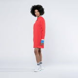 LAU RROSE POLO DRESS RED