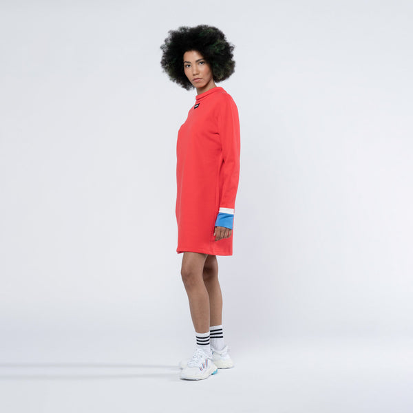 LAU RROSE POLO DRESS RED