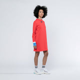 LAU RROSE POLO DRESS RED