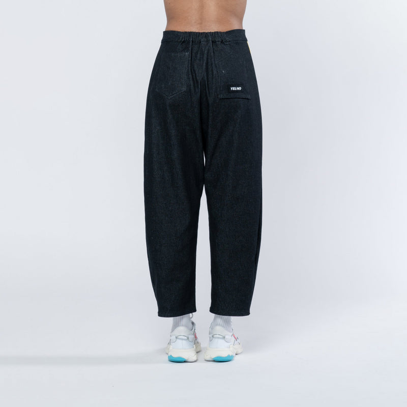 LAU DADA TROUSERS BLACK RED YELLOW
