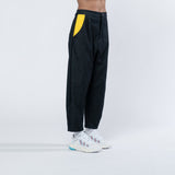 LAU DADA TROUSERS BLACK RED YELLOW