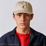 KANGOL WASHED BASEBALL CAP KHAKI