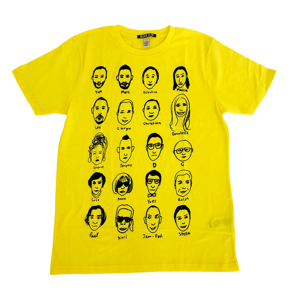 BLACK SCORE BSMCC FASHION HEADS T-SHIRT YELLOW