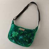 WHITE MOUNTAINEERING TIE DYE PRINTED SHOULDER BAG GREEN
