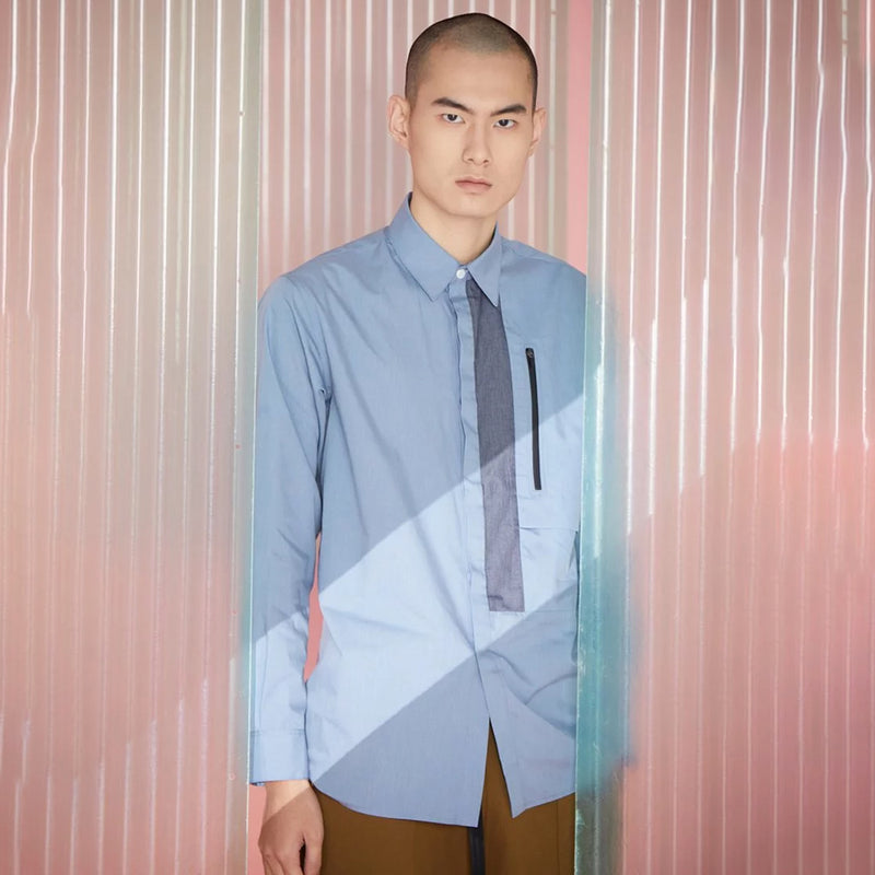 WEAVISM GRANT SHIRT - SKY BLUE