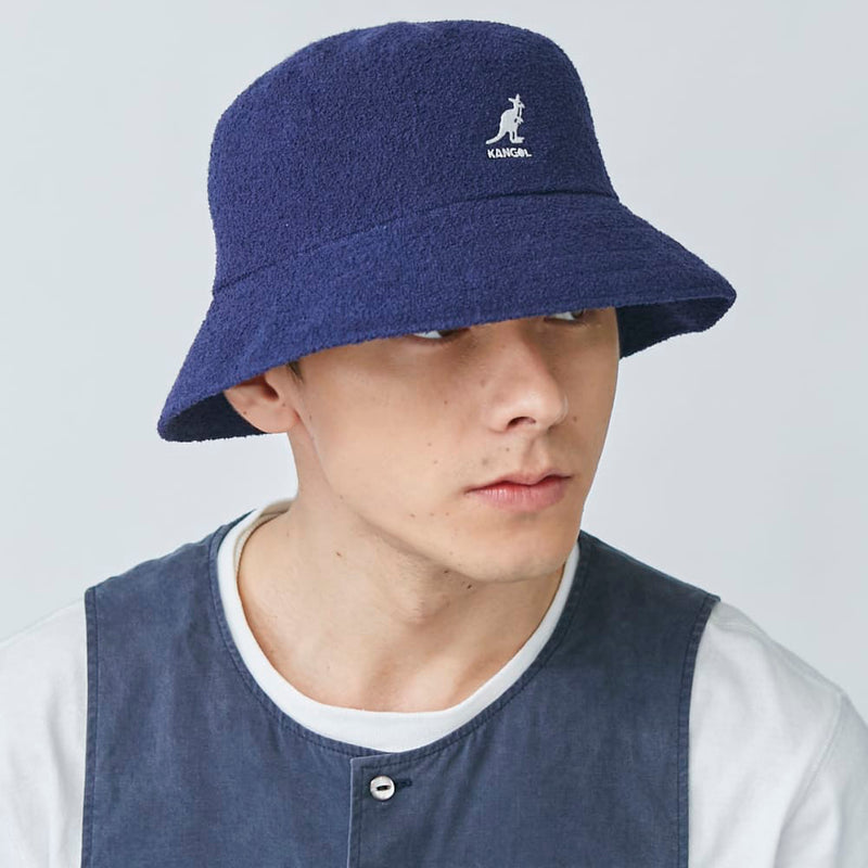 KANGOL BERMUDA BUCKET NAVY