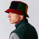 KANGOL CONTRAST POPS BUCKET RED MULTI