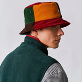 KANGOL CONTRAST POPS BUCKET RED MULTI