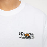 POLAR SKATE BASEBALL TEE WHITE