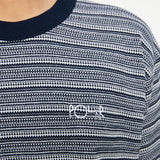 POLAR SKATE STRIPE SHIN TEE NAVY