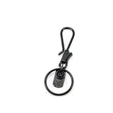 DIARGE HOOK CHASING PLATE KEYRING BLACK