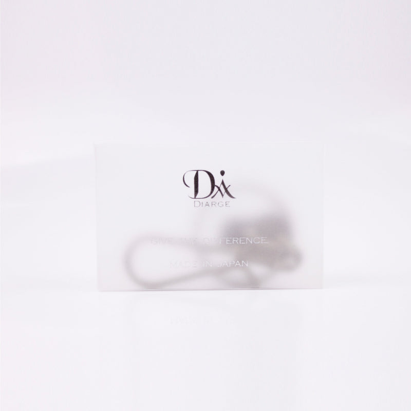 DIARGE HOOK CHASING PLATE KEYRING BLACK