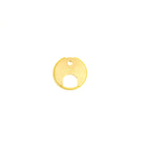 DIARGE BRASS CIRCLE KEYRING GOLD