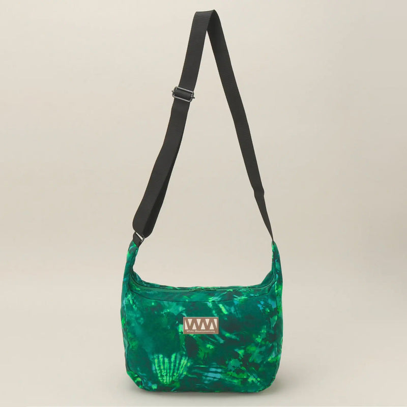 WHITE MOUNTAINEERING TIE DYE PRINTED SHOULDER BAG GREEN