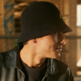KANGOL BERMUDA CASUAL KANGOL BERMUDA CASUAL BLACK / GOLD