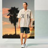 TEE LIBRARY VAGABOND CAMP SHIRT IVORY