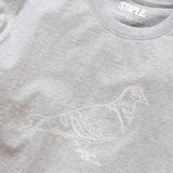 STAPLE CHAINSTITCH PIGEON TEE HEATHER GREY