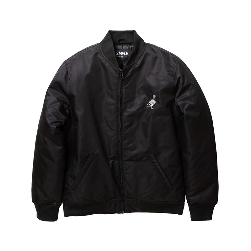 STAPLE VESTRY BOMBER JACKET BLACK