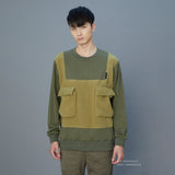 WEAVISM 13E0412 ANTI-PILLING TOP MIST GREEN